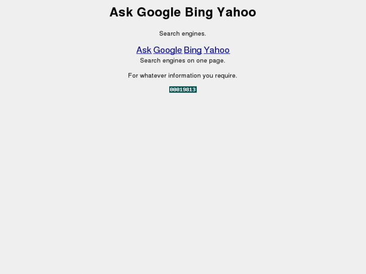 www.askgooglebingyahoo.com