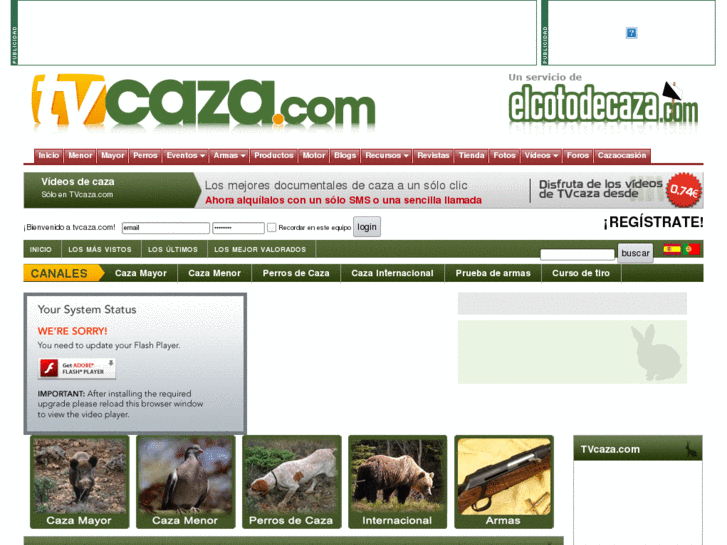 www.cazatv.es