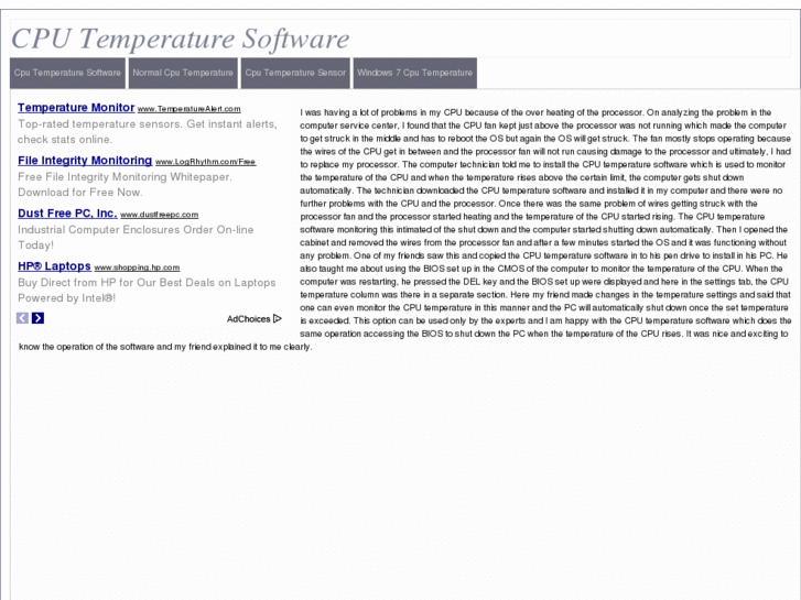 www.cputemperaturesoftware.net