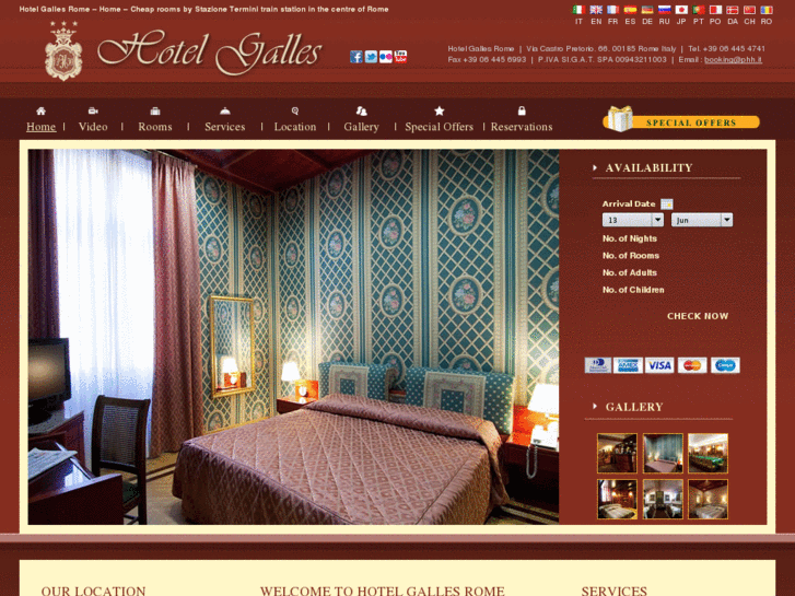 www.galleshotelrome.com