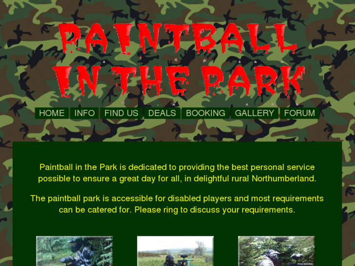 www.paintballinthepark.co.uk