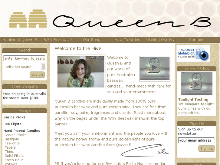 www.queenbcandles.com