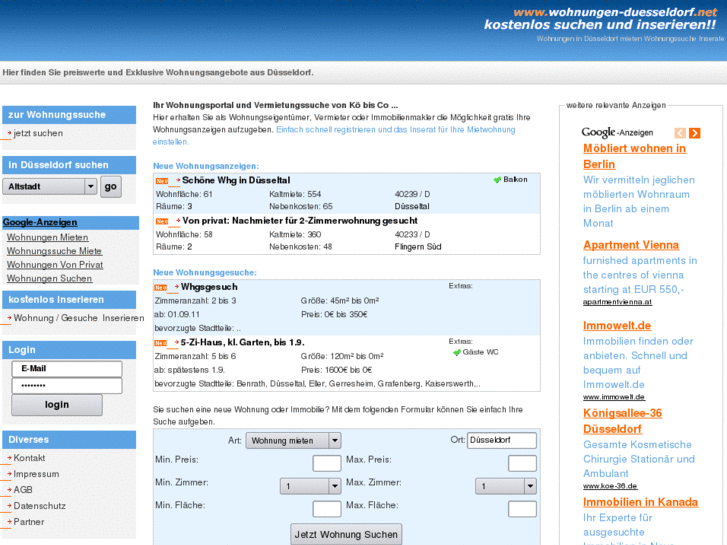 www.wohnungen-duesseldorf.net