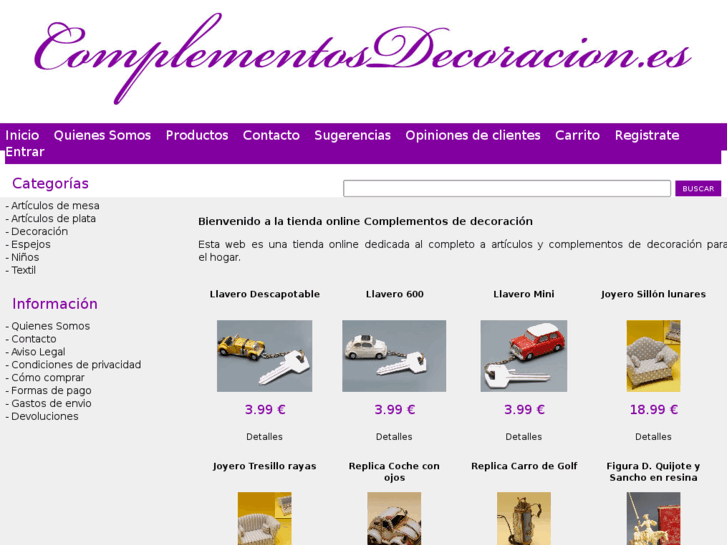 www.complementosdecoracion.es