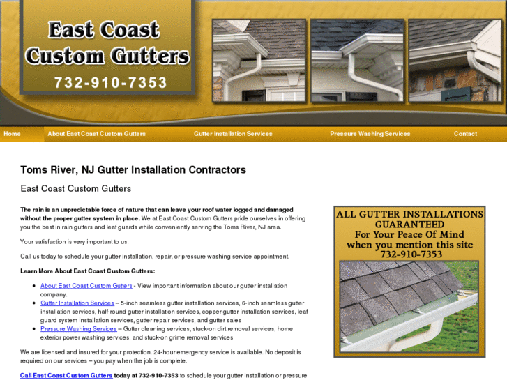 www.eastcoastcustomgutters.com