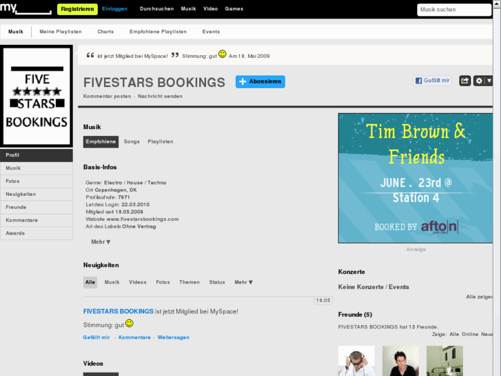 www.fivestarsbookings.com