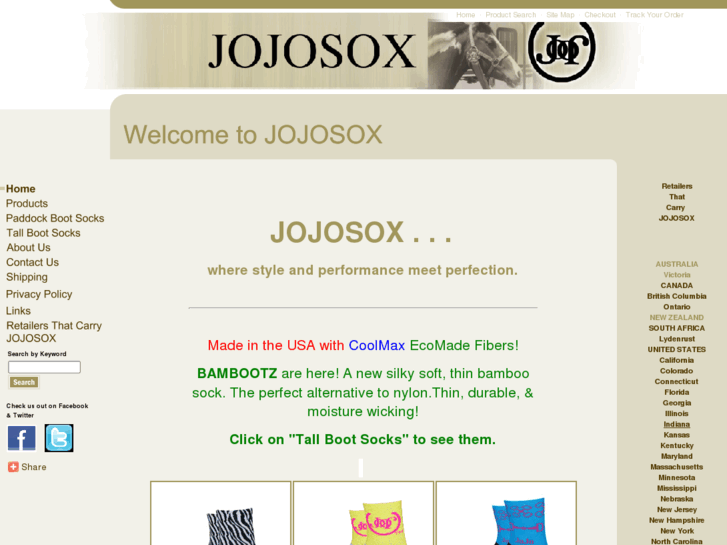 www.jojosox.com