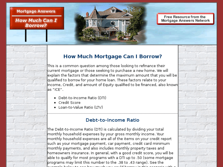 www.mortgagehowmuchcaniborrow.info