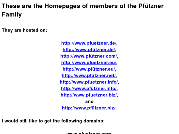 www.pfuetzner.eu
