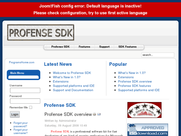 www.profense-sdk.com