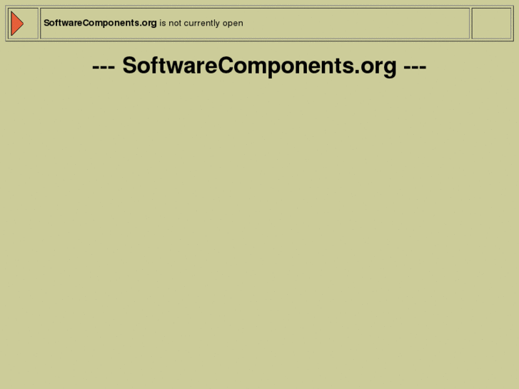 www.softwarecomponents.org
