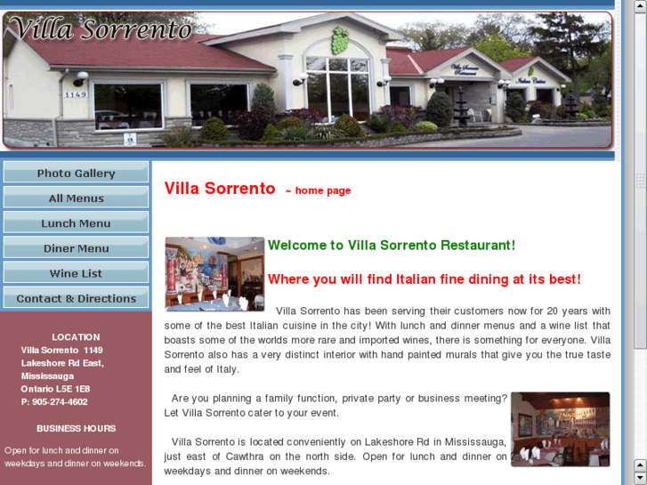 www.villasorrentomississauga.com