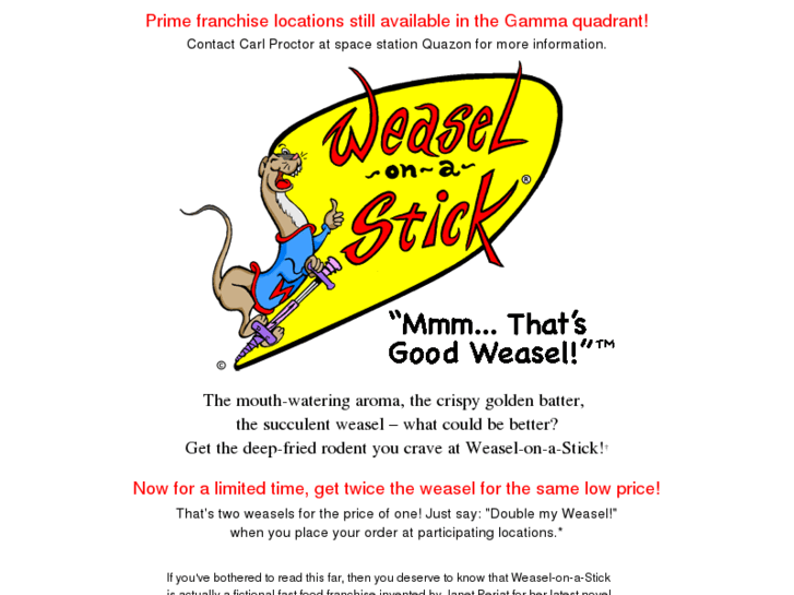 www.weasel-on-a-stick.net