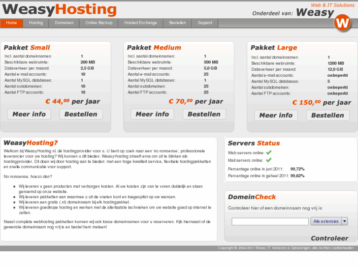 www.weasyhosting.nl