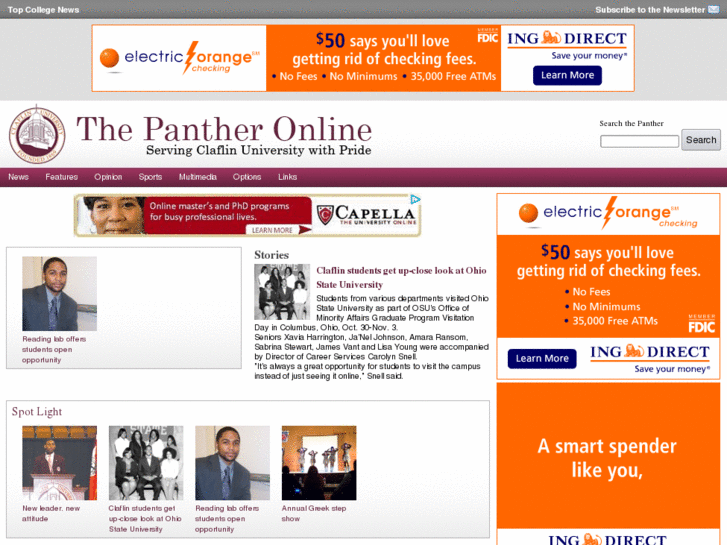 www.claflinpanther.com