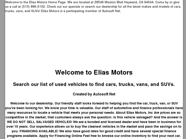 www.eliasmotorsinc.com