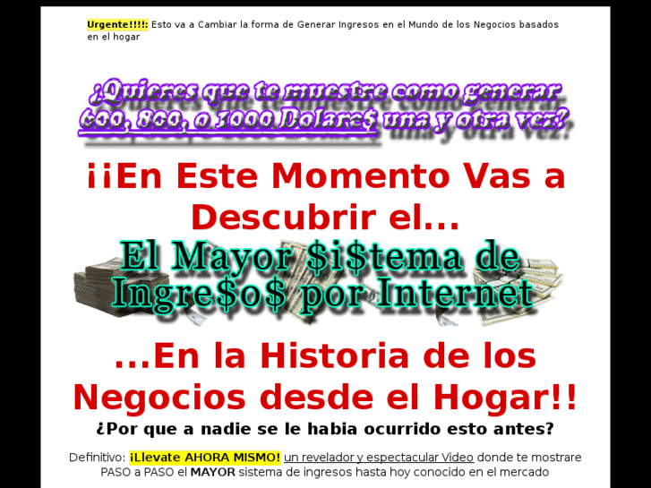 www.elmayorsistemadeingresos.com