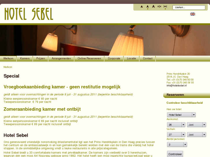 www.hotelsebel.nl