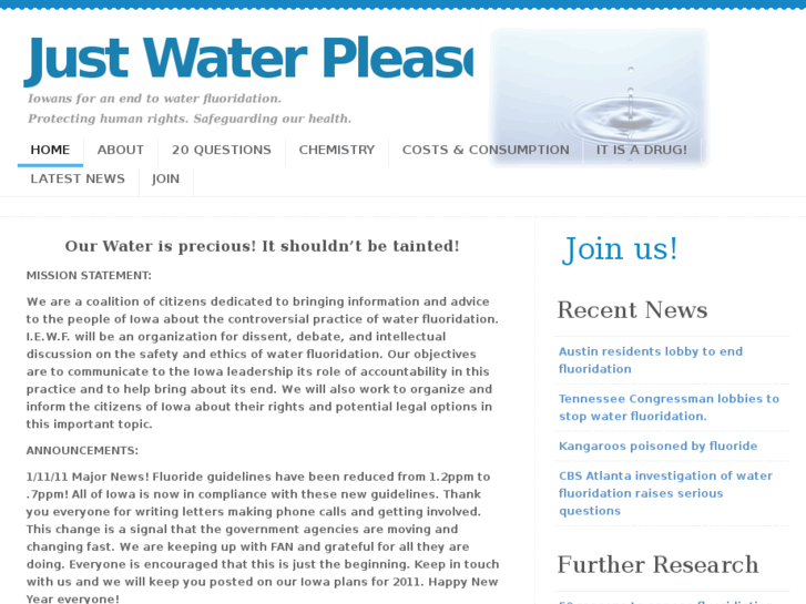 www.justwaterplease.com