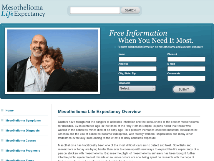 www.mesotheliomalifeexpectancy.org