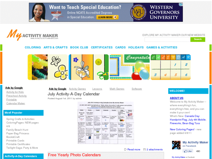 www.myactivitymaker.net