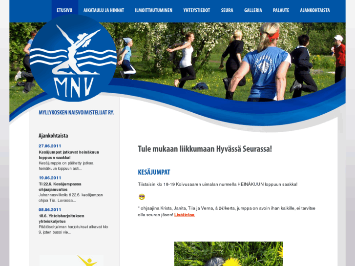 www.myllykoskennaisvoimistelijat.com