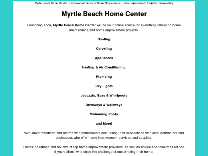 www.myrtlebeachhomecenter.com