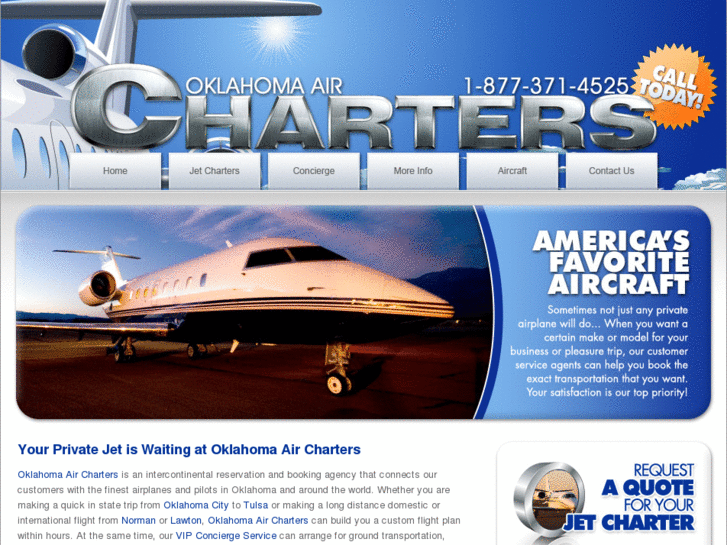 www.oklahomaaircharters.com