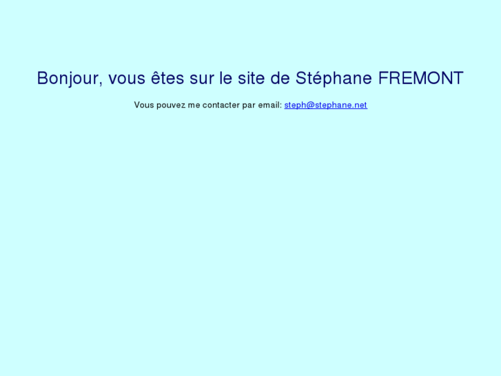 www.stephane.net