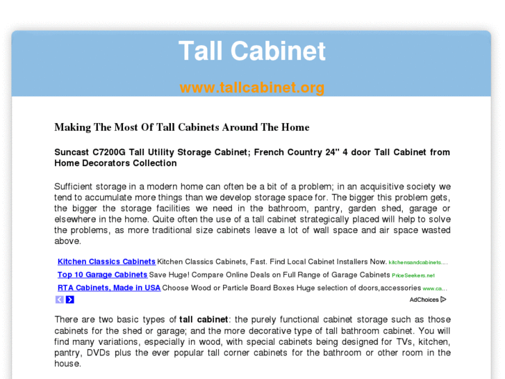 www.tallcabinet.org