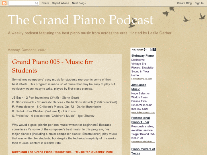www.thegrandpiano.net