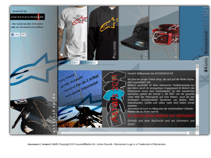 www.astarsshop.de