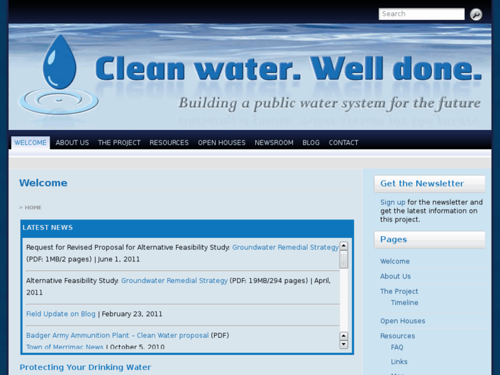 www.cleanwaterwelldone.com