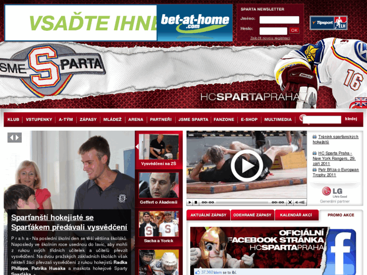 www.hcsparta.cz