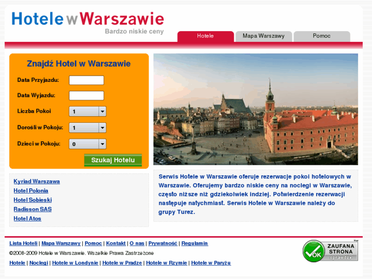 www.hotelewwarszawie.org