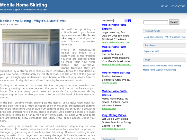 www.mobilehomeskirting.org