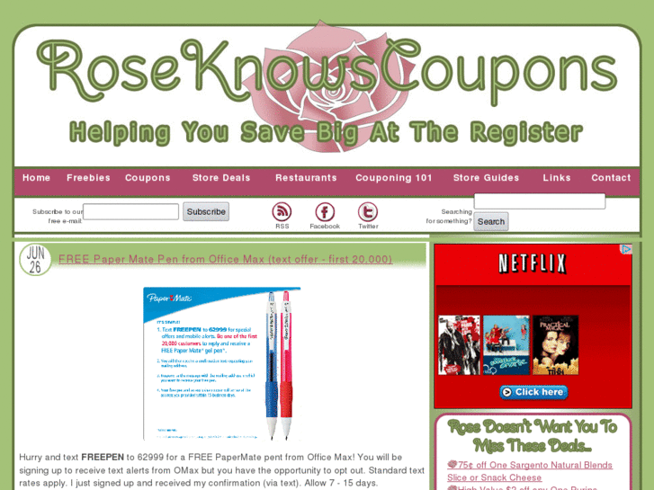 www.roseknowscoupons.com