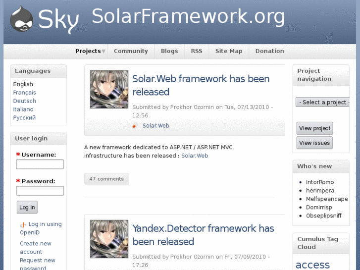 www.solarframework.org