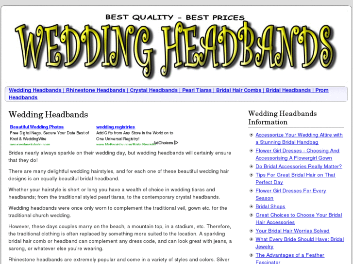 www.weddingheadbands.org