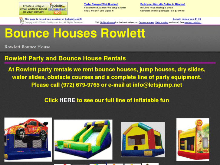 www.bouncehousesrowlett.com