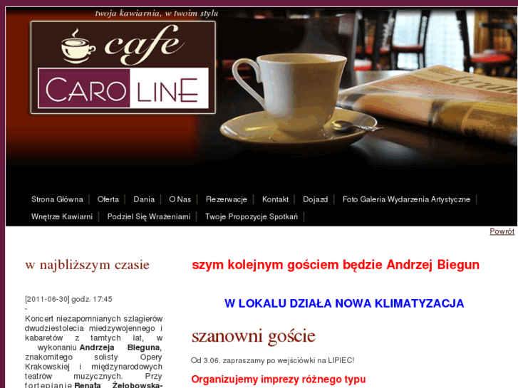 www.cafecaroline.com.pl