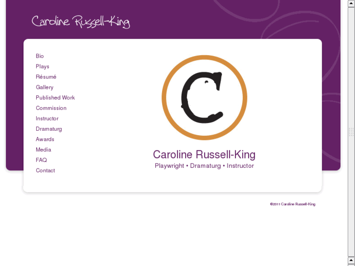 www.carolinerussellking.com
