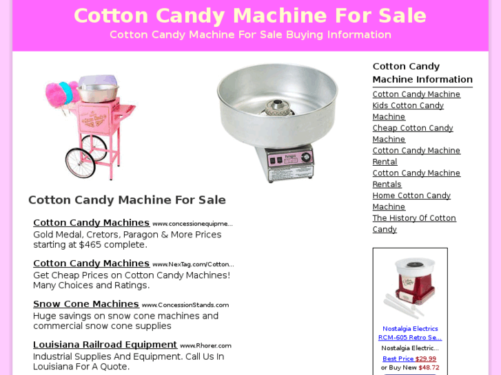 www.cottoncandymachineforsale.com