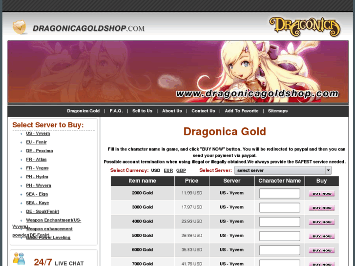 www.dragonicagoldshop.com