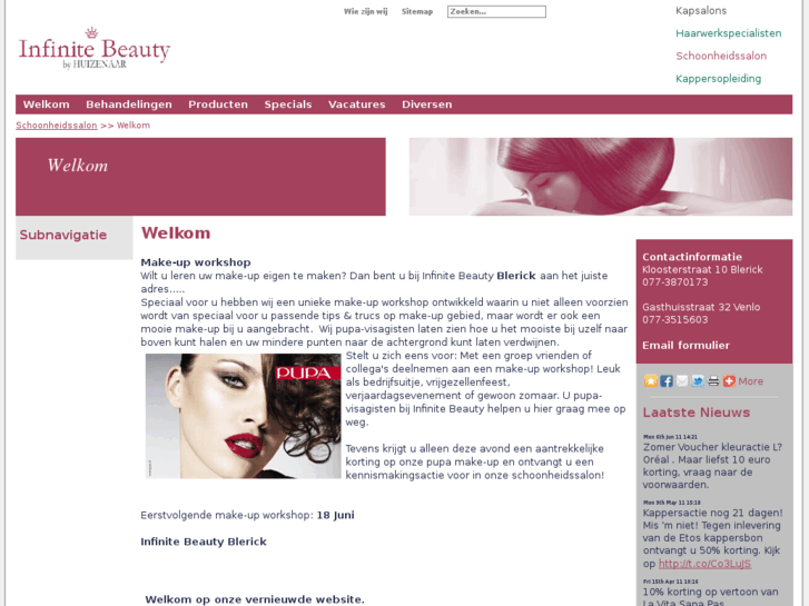 www.infinitebeauty.nl