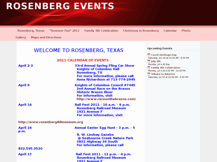 www.rosenbergevents.com