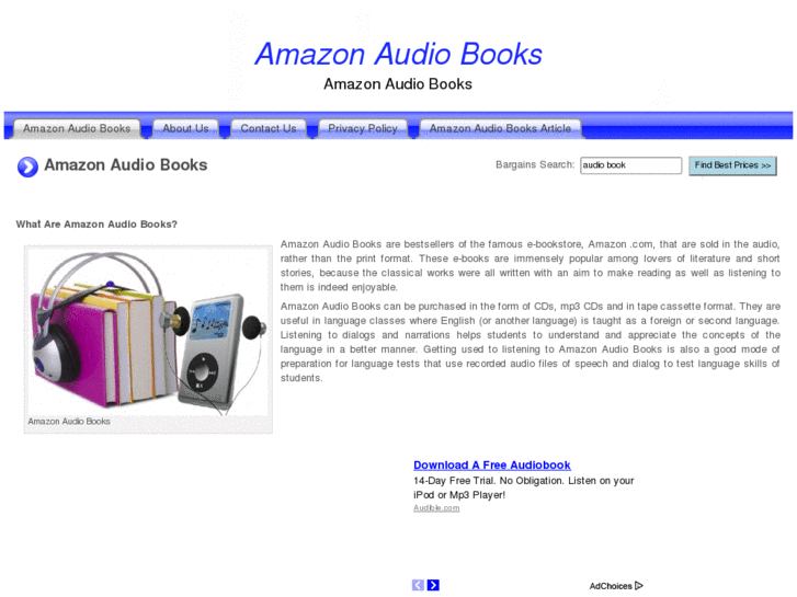 www.amazonaudiobooks.org