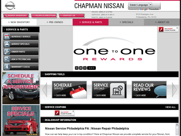 www.chapmannissanservice.com