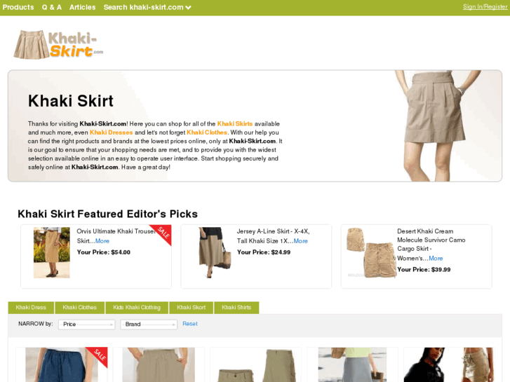 www.khaki-skirt.com