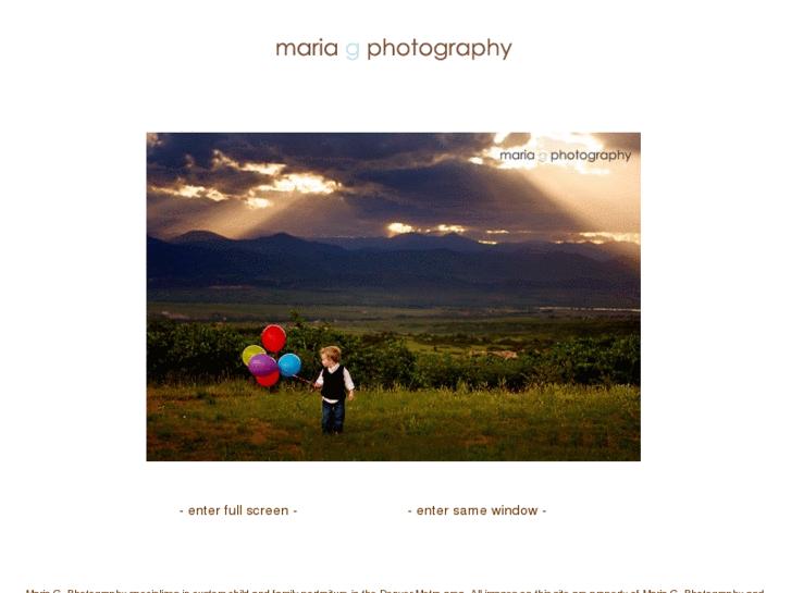 www.mariagphotography.com